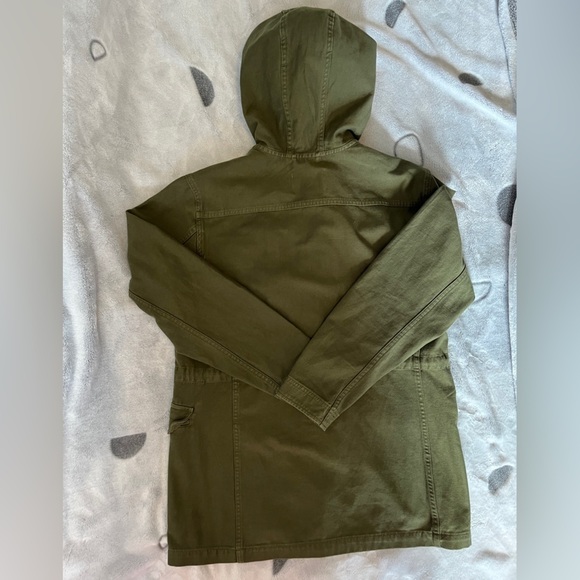 Aritzia Sunday Best Ranger Hooded Jacket In Olive Green  Size Small Utility - Picture 7 of 16